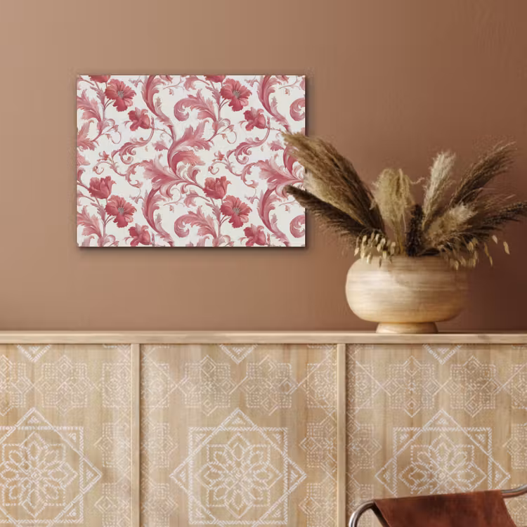Barok - Patroon - Rood PET vilt klein 837 -sfeer4