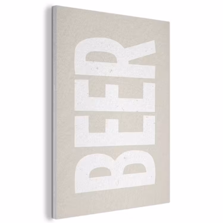 Beer - Japandi - Beige - Decoratie PET vilt klein -3d