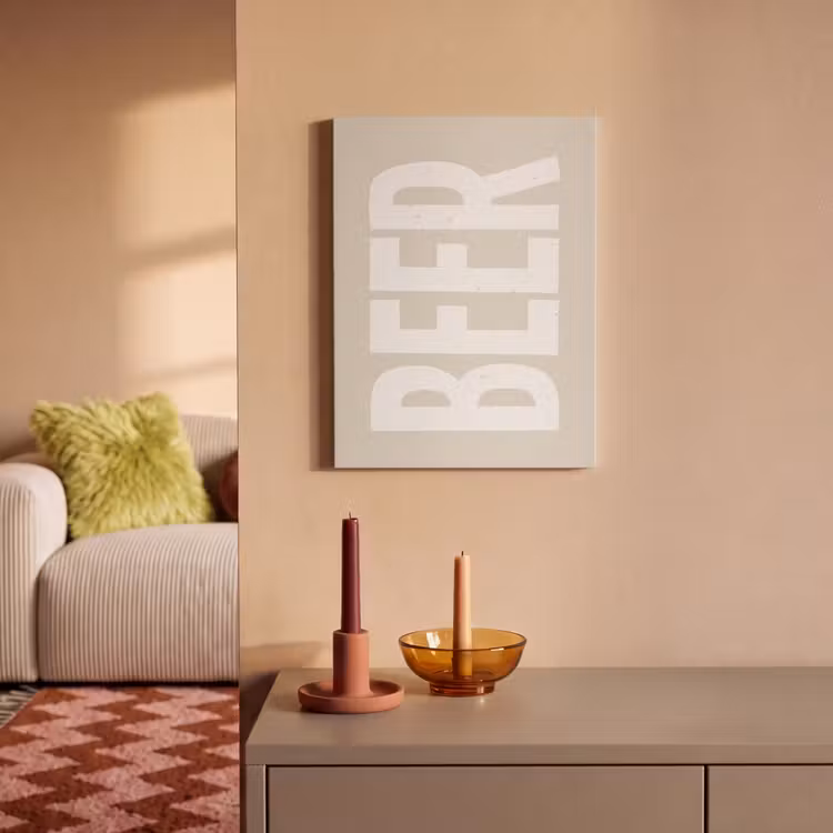 Beer - Japandi - Beige - Decoratie PET vilt klein -sfeer1