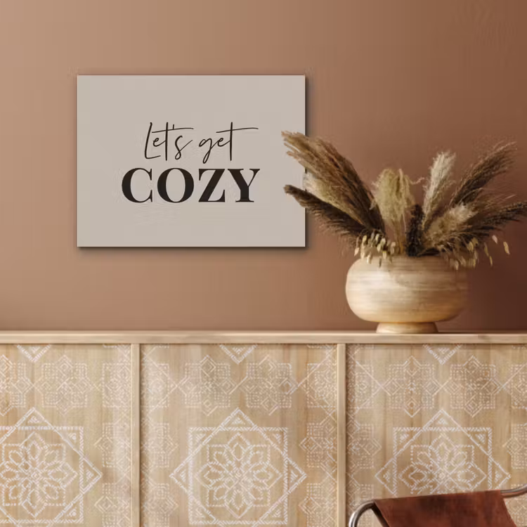 Beige - Winter - Quote - Cozy PET vilt klein -sfeer4