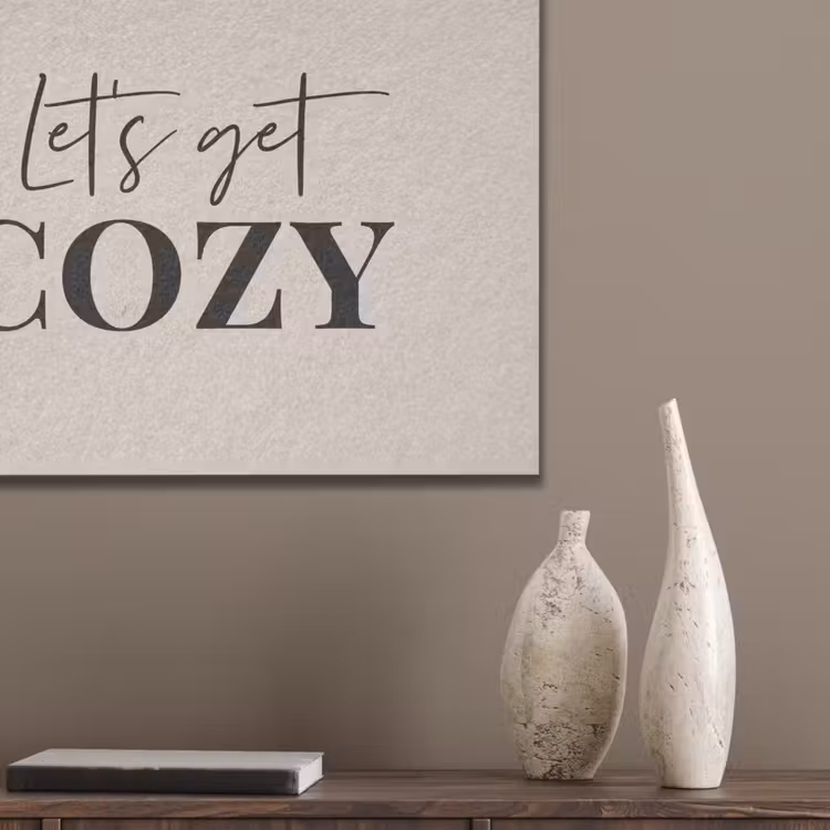 Beige - Winter - Quote - Cozy PET vilt klein -sfeer6_closeup