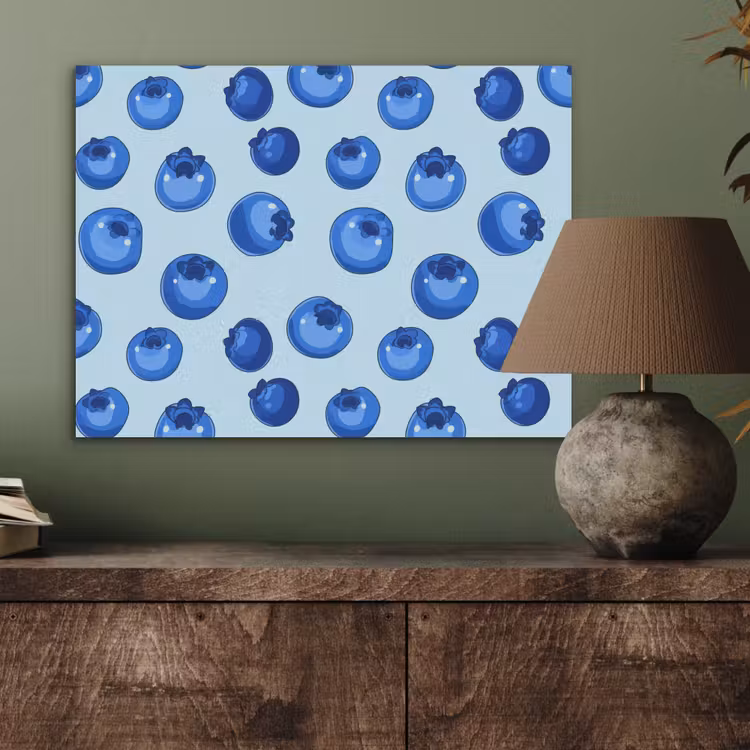 Bessen - Modern - Blauw PET vilt klein 837 -sfeer2