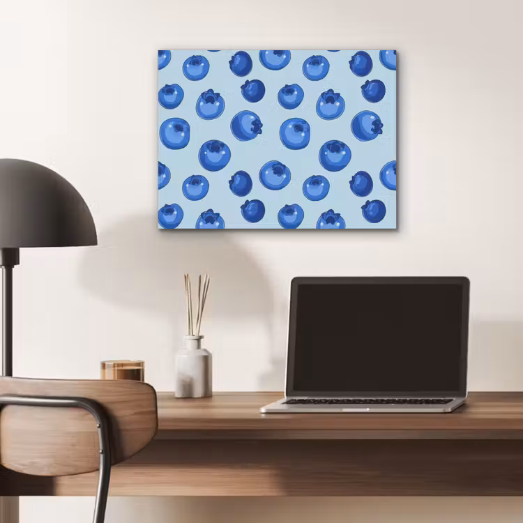 Bessen - Modern - Blauw PET vilt klein 837 -sfeer5