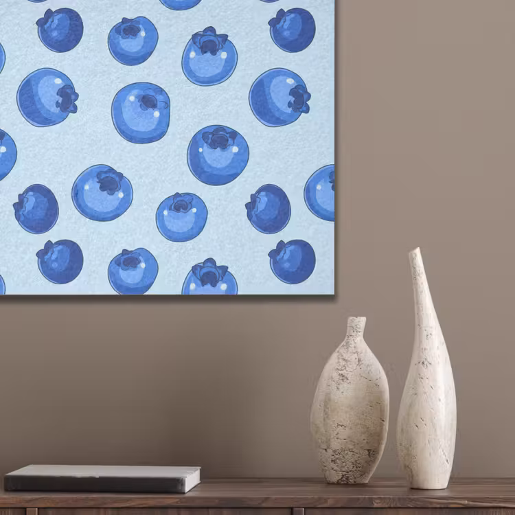 Bessen - Modern - Blauw PET vilt klein 837 -sfeer6_closeup