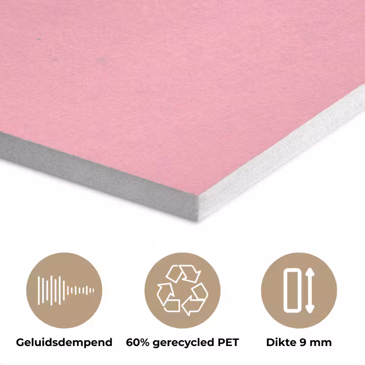Blad - Groen - Illustratie - Minimalistisch PET vilt klein -closeup_NL