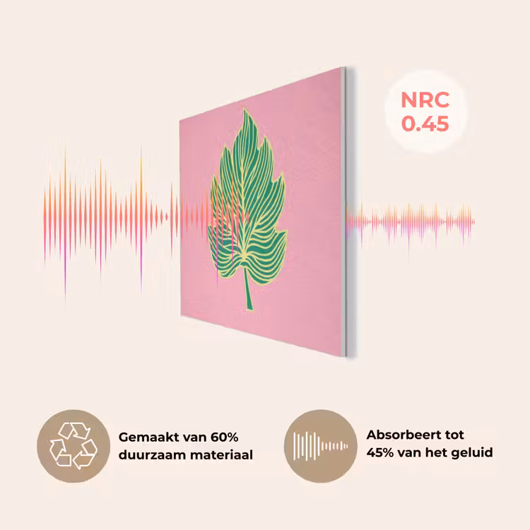 Blad - Groen - Illustratie - Minimalistisch PET vilt klein -USP_NL