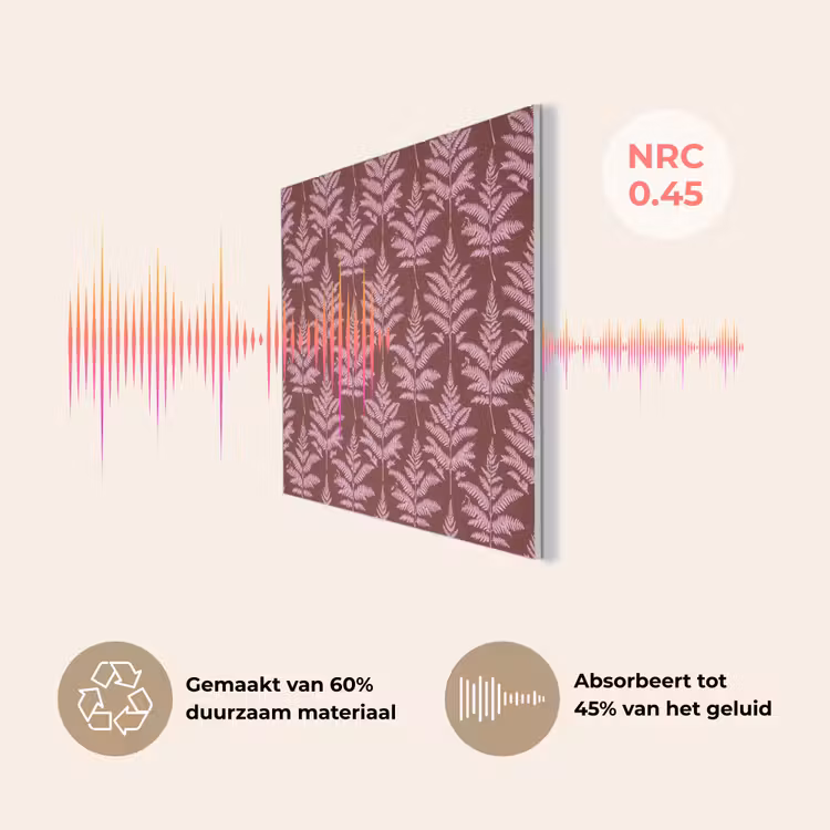 Blad - Patroon - Paars PET vilt klein 837 -USP_NL
