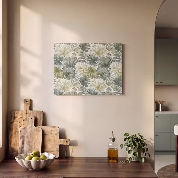 Bladeren - Botanisch - Groen PET vilt klein 837 -sfeer2