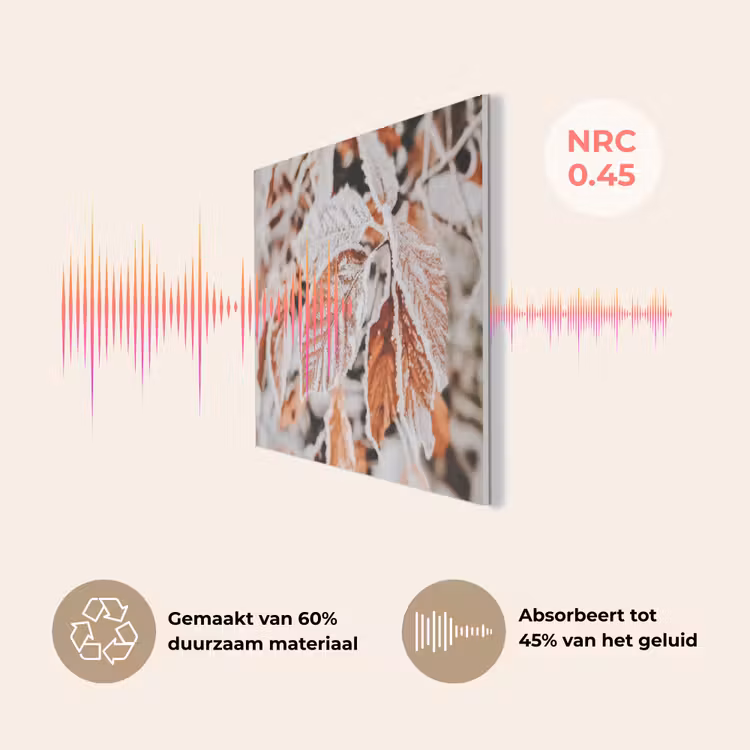 Bladeren - IJs - Winter - Natuur PET vilt klein -USP_NL