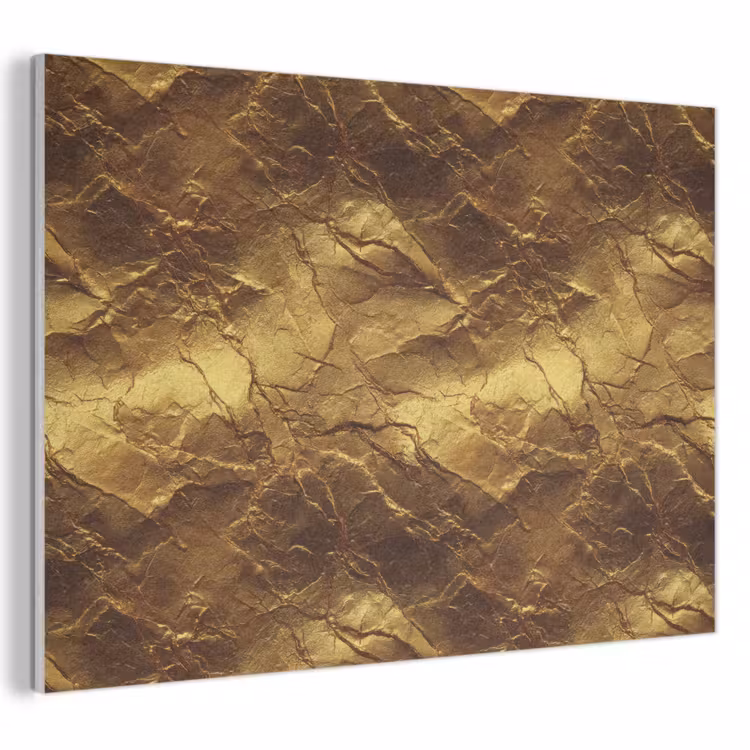 Bladgoud - Textuur  - Goud PET vilt klein 837 -3d