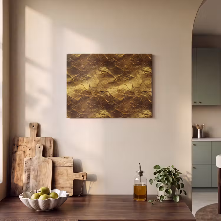 Bladgoud - Textuur  - Goud PET vilt klein 837 -sfeer2