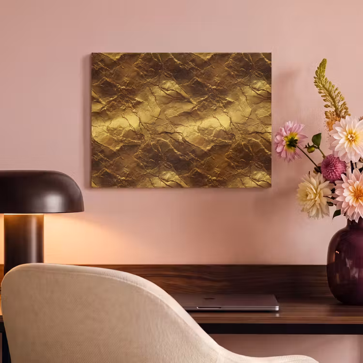 Bladgoud - Textuur  - Goud PET vilt klein 837 -sfeer3