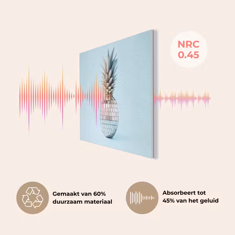Blauw - Ananas - Disco - Discobal PET vilt klein -USP_NL