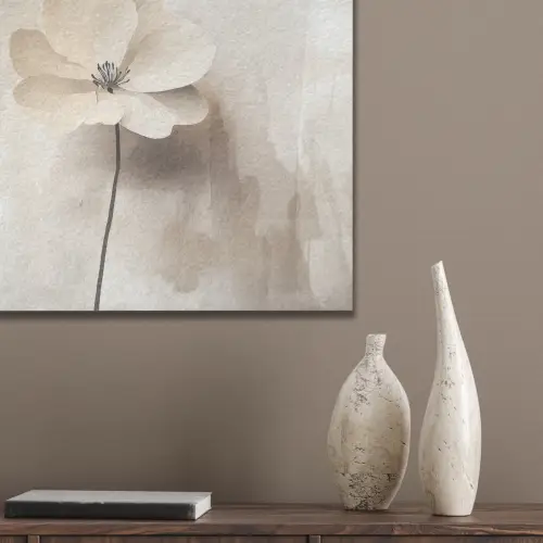Bloem - Beige - Verf - Schaduw PET vilt klein -sfeer6_closeup