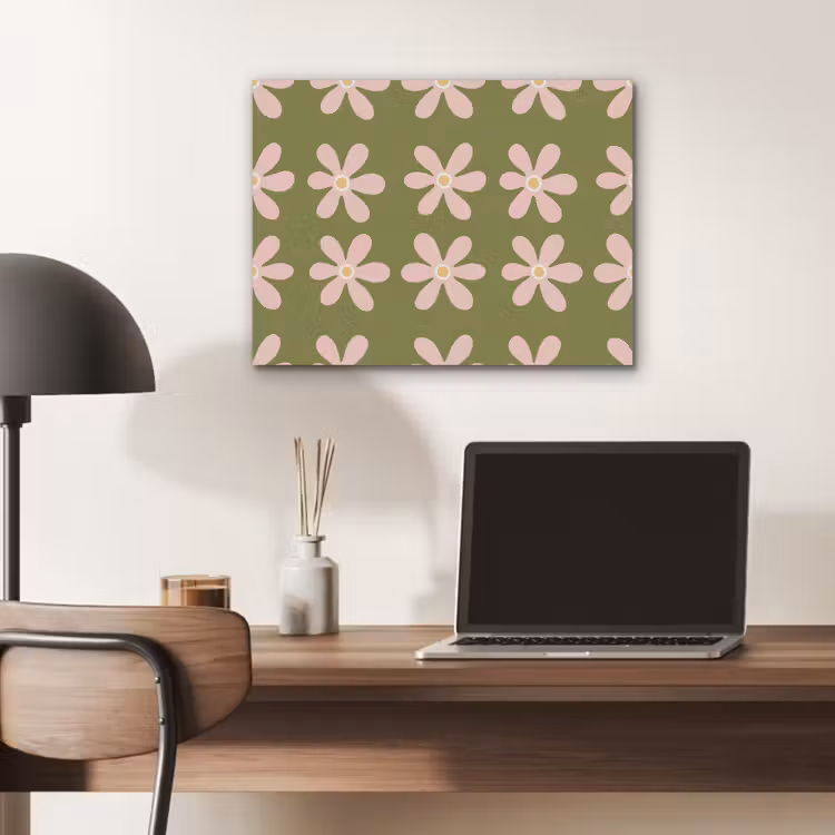 Bloem - Modern - Groen PET vilt klein 837 -sfeer5