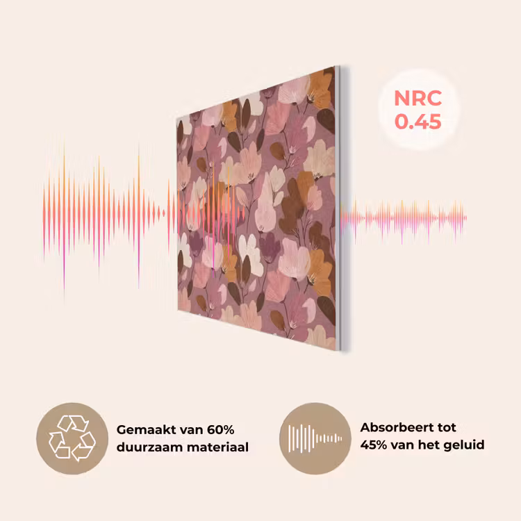Bloem - Patroon - Roze PET vilt klein 837 -USP_NL