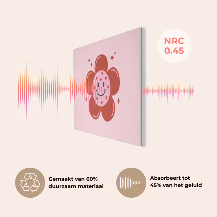 Bloem - Roze - Hartjes PET vilt klein -USP_NL