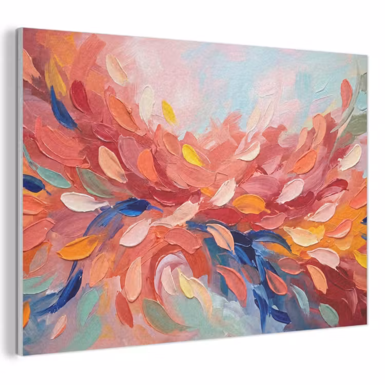 Bloemen - Abstract - Kunst - Modern PET vilt klein -3d