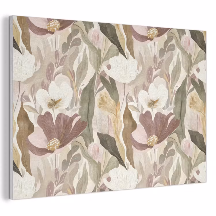 Bloemen - Aquarel - Kleurrijk PET vilt klein 837 -3d