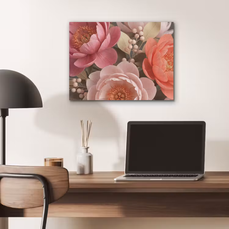 Bloemen - Bloesem - Zacht - Koraal - Decoratie PET vilt klein -sfeer5