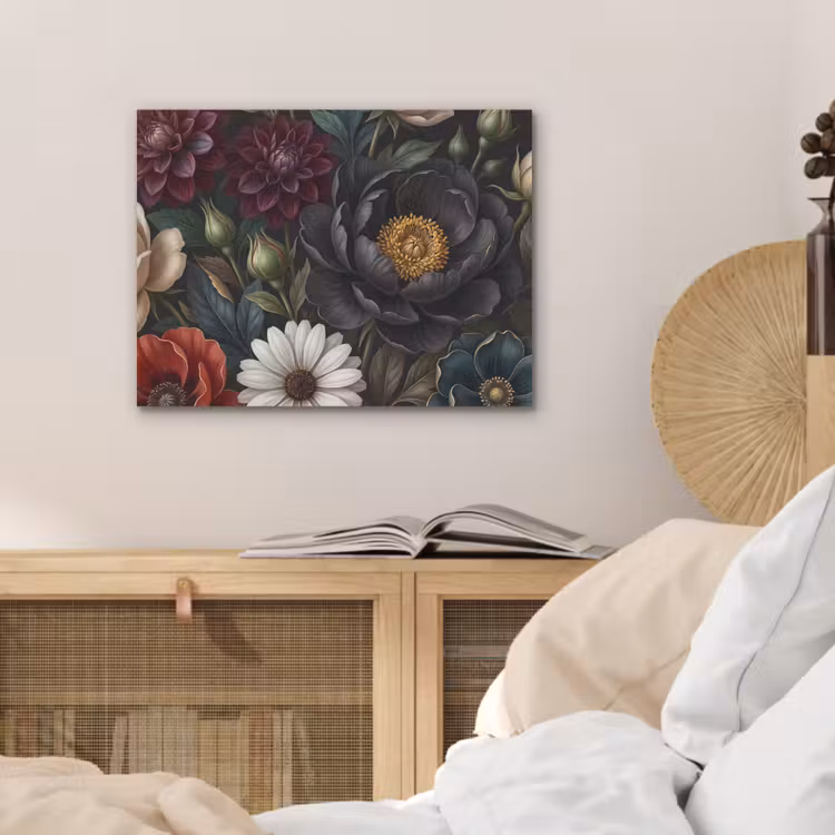 Bloemen - Boeket - Natuur - Klassiek - Weelderig PET vilt klein -sfeer3