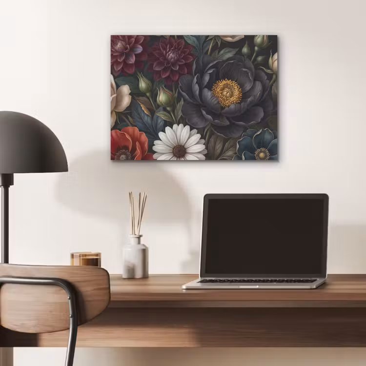 Bloemen - Boeket - Natuur - Klassiek - Weelderig PET vilt klein -sfeer5