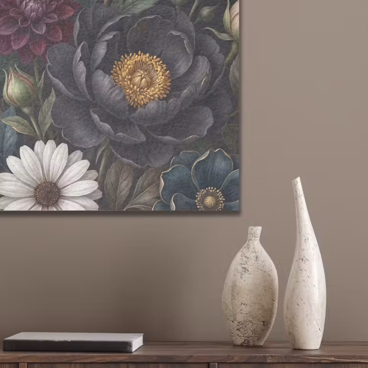 Bloemen - Boeket - Natuur - Klassiek - Weelderig PET vilt klein -sfeer6_closeup