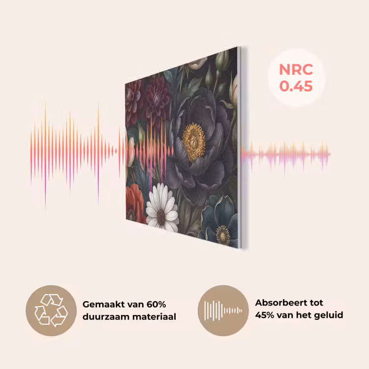 Bloemen - Boeket - Natuur - Klassiek - Weelderig PET vilt klein -USP_NL