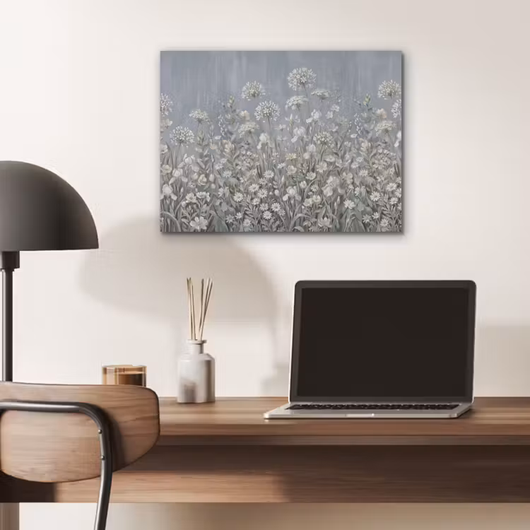 Bloemen - Botanisch - Blauw PET vilt klein -sfeer5