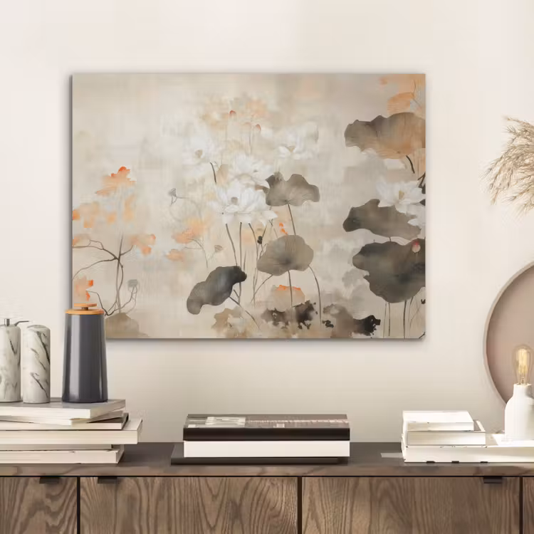 Bloemen - Japandi - Wabi sabi PET vilt klein -sfeer1