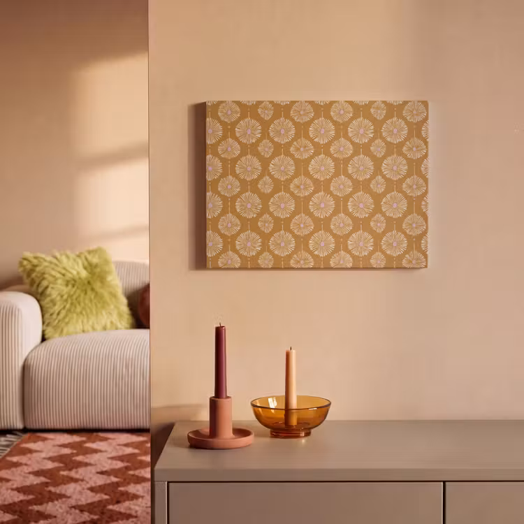 Bloemen - Modern - Oker PET vilt klein 837 -sfeer1