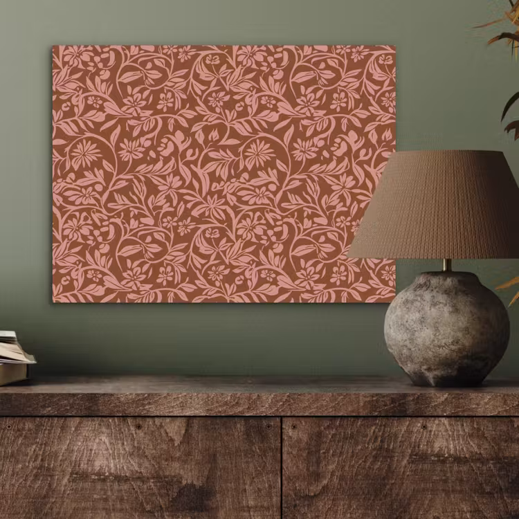 Bloemen - Print - Roze PET vilt klein 837 -sfeer2