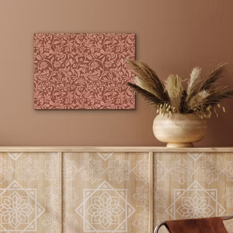 Bloemen - Print - Roze PET vilt klein 837 -sfeer4