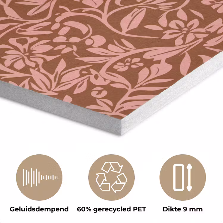 Bloemen - Print - Roze PET vilt klein 837 -closeup_NL