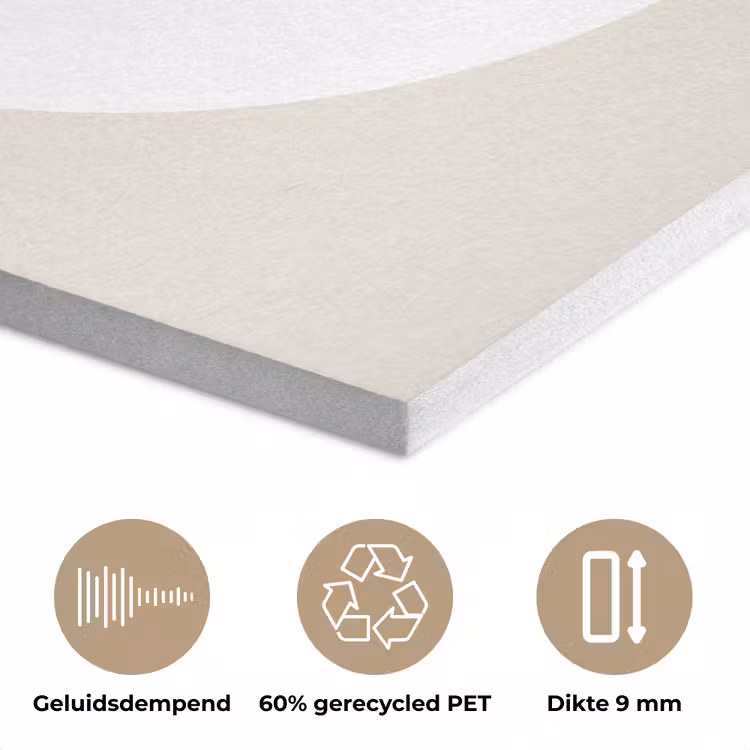 Bloemen - Quote - Zomer - Beige PET vilt klein -closeup_NL