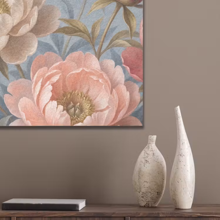 Bloemen - Roze - Beige - Modern - Natuur PET vilt klein -sfeer6_closeup