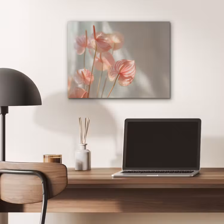 Bloemen - Stelen - Roze - Schaduw PET vilt klein -sfeer5