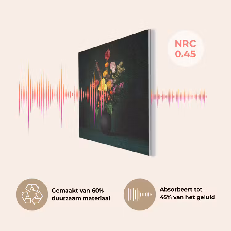Bloemen - Vaas - Zwart PET vilt klein -USP_NL