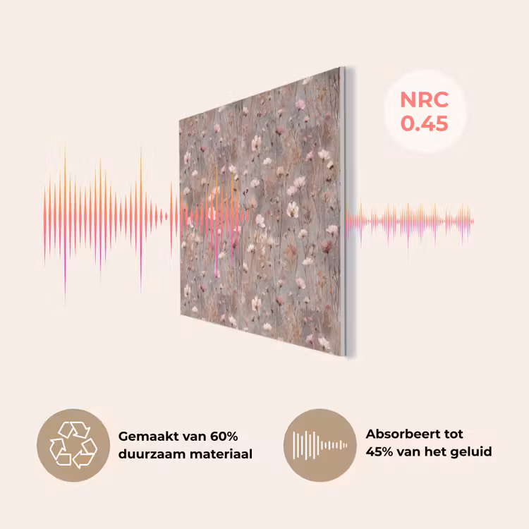 Bloemen - Wild - Pastel PET vilt klein 837 -USP_NL