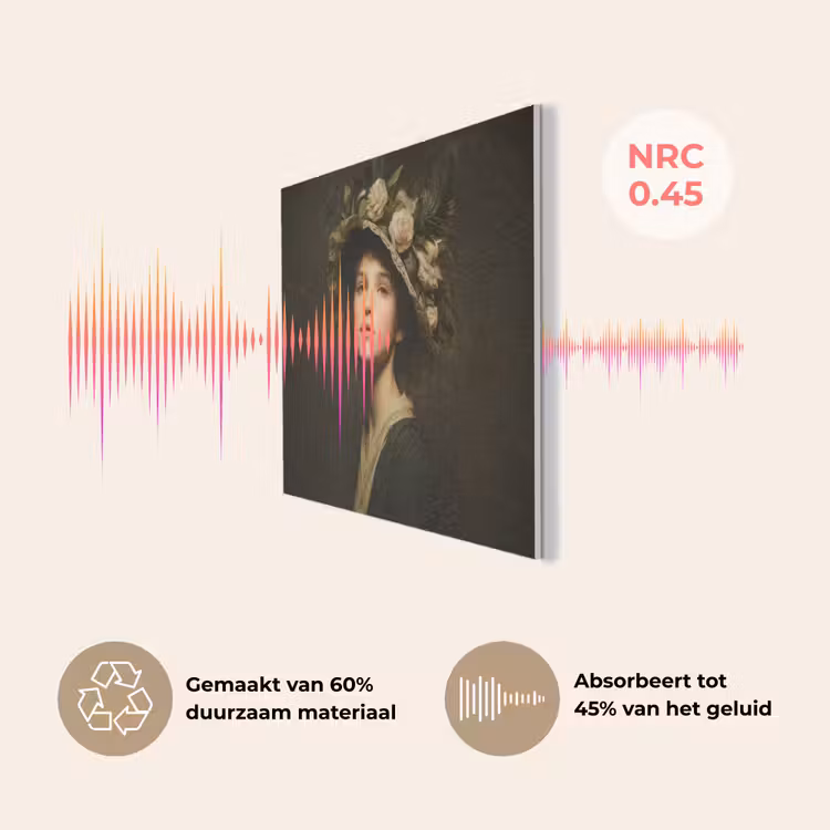 Bloemenhoed - Portret - Vrouw PET vilt klein -USP_NL