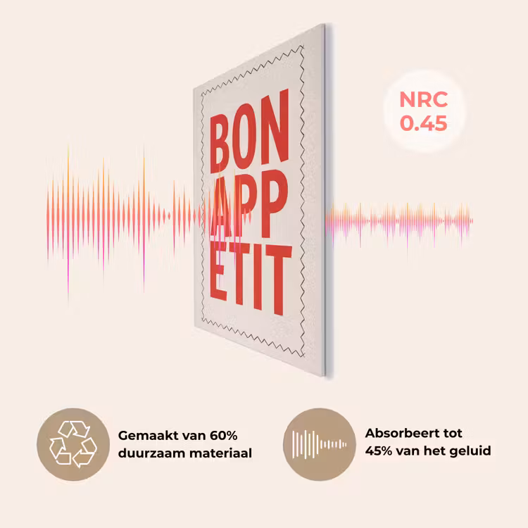 Blokletters - Rood - Kartelrand PET vilt klein -USP_NL