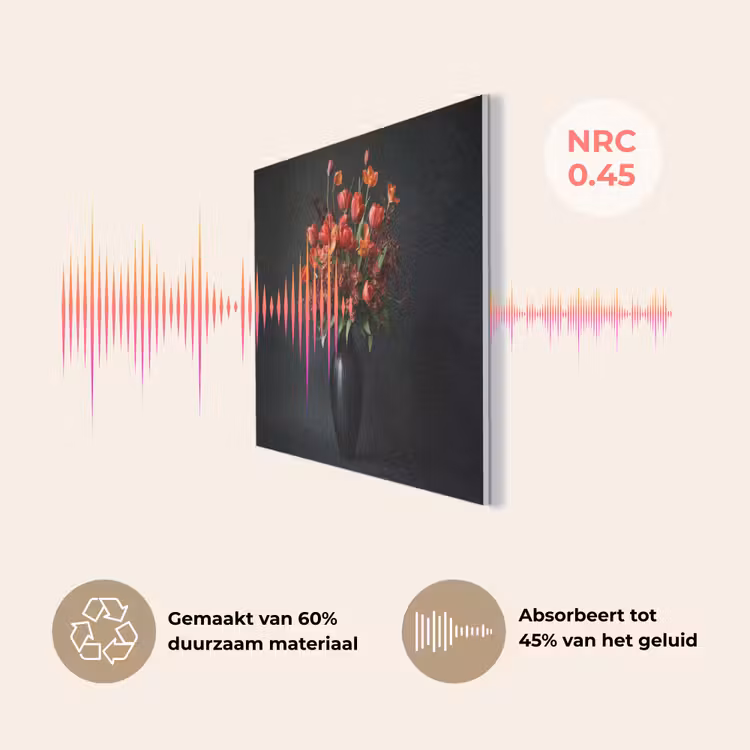 Boeket - Tulpen - Vaas - Rood PET vilt klein -USP_NL