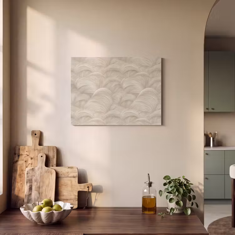 Bogen - Patroon - Beige PET vilt klein 837 -sfeer2