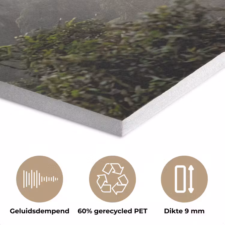 Boom - Mistig - Bos - Groen - Natuur PET vilt klein -closeup_NL
