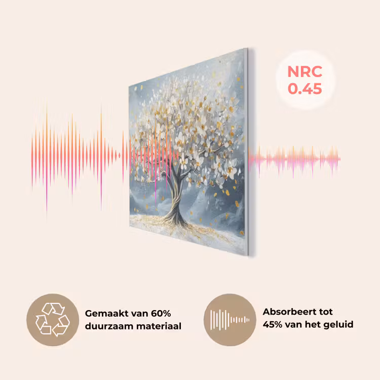 Boom - Winter - Levensboom - Modern - Goud PET vilt klein -USP_NL