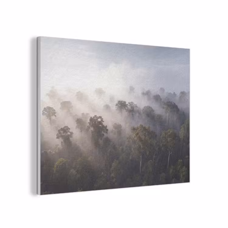 Bos - Mist - Natuur - Groen PET vilt klein -3d