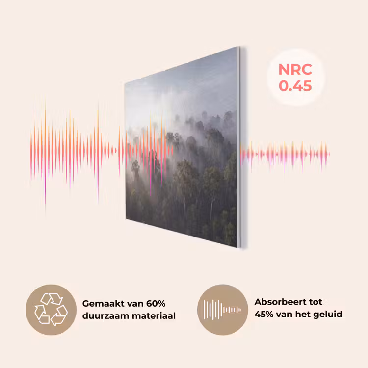 Bos - Mist - Natuur - Groen PET vilt klein -USP_NL