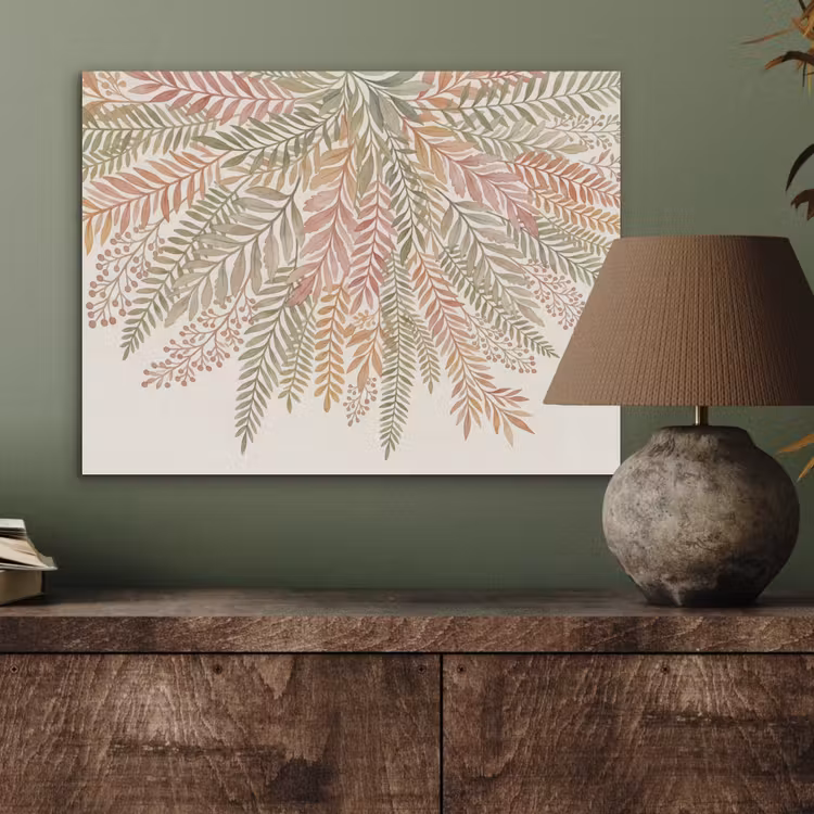 Botanisch - Aquarel - Kleurrijk PET vilt klein -sfeer2