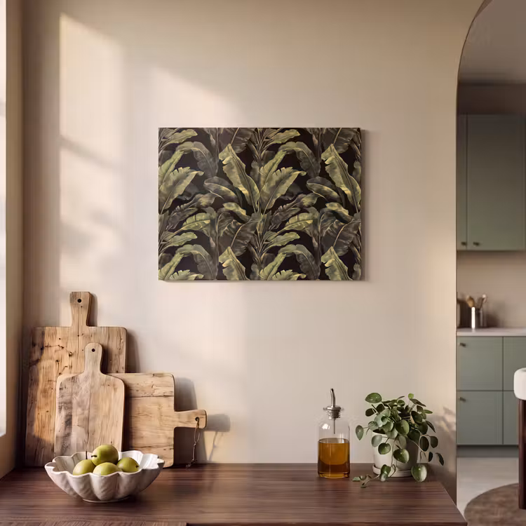Botanisch - Bladeren - Groen PET vilt klein 837 -sfeer2
