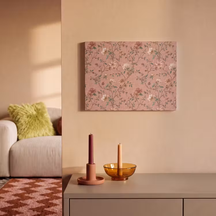 Botanisch - Bloemen - Roze PET vilt klein 837 -sfeer1